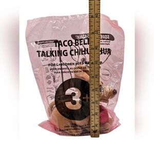 Vintage Taco Bell Talking Plush‎ Chihuahua Dog "GRROOWLL" New Sealed